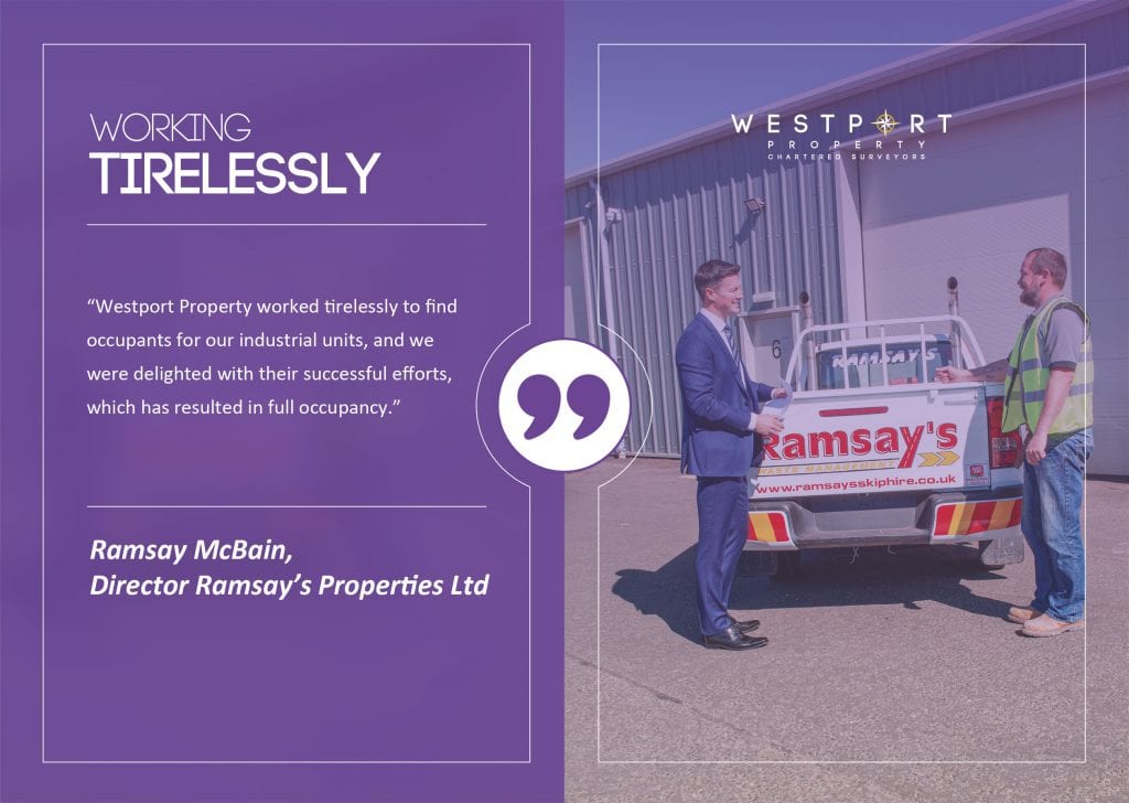 Client testimonial - Ramsay's Properties Ltd